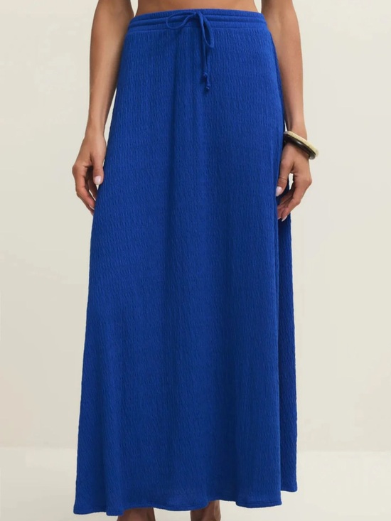 Z Supply Dresses & Skirts - Z Supply Idris Maxi Skirt Cobalt Blue Size XL